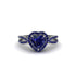 Heart's Sapphire Embrace Engagement Ring - Alison No. 75 image 1