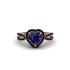 Heart's Sapphire Embrace Engagement Ring - Alison No. 44 image 1