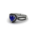 Heart's Sapphire Embrace Engagement Ring - Alison No. 45 image 3