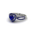 Heart's Sapphire Embrace Engagement Ring - Alison No. 75 image 3