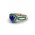 Heart's Sapphire Embrace Engagement Ring - Alison No. 29 image 3