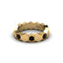 Black Diamond Honeycomb Eternity Ring - Maddison No. 7 image 2