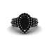 Black Diamond Imperial Blossom Engagement Ring - April No. 39 image 2