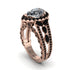 Diamond Imperial Blossom Engagement Ring - April No. 32 image 1