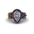Diamond Imperial Blossom Engagement Ring - April No. 61 image 2