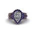 Diamond Imperial Blossom Engagement Ring - April No. 62 image 2
