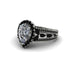 Diamond Imperial Blossom Engagement Ring - April No. 33 image 3