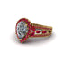 Diamond Imperial Blossom Engagement Ring - April No. 46 image 3