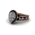 Diamond Imperial Blossom Engagement Ring - April No. 32 image 3
