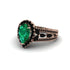 Emerald Imperial Blossom Engagement Ring - April No. 35 image 3