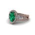 Emerald Imperial Blossom Engagement Ring - April No. 5 image 3