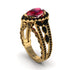 Ruby Imperial Blossom Engagement Ring - April No. 40 image 2