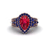 Ruby Imperial Blossom Engagement Ring - April No. 71 image 2