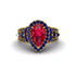 Ruby Imperial Blossom Engagement Ring - April No. 70 image 2