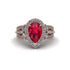 Ruby Imperial Blossom Engagement Ring - April No. 11 image 2