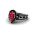 Ruby Imperial Blossom Engagement Ring - April No. 42 image 3