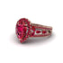 Ruby Imperial Blossom Engagement Ring - April No. 56 image 3