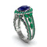 Sapphire Imperial Blossom Engagement Ring - April No. 30 image 1