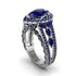 Sapphire Imperial Blossom Engagement Ring - April No. 75 image 1
