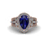 Sapphire Imperial Blossom Engagement Ring - April No. 14 image 2
