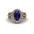 Sapphire Imperial Blossom Engagement Ring - April No. 13 image 2