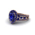 Sapphire Imperial Blossom Engagement Ring - April No. 74 image 3