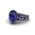 Sapphire Imperial Blossom Engagement Ring - April No. 75 image 3
