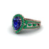 Sapphire Imperial Blossom Engagement Ring - April No. 29 image 3