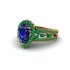 Sapphire Imperial Blossom Engagement Ring - April No. 28 image 3