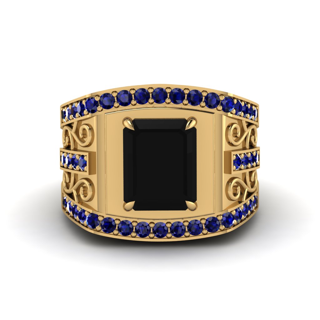 Black Diamond Imperial Grandeur Men's Ring - Shea No. 67