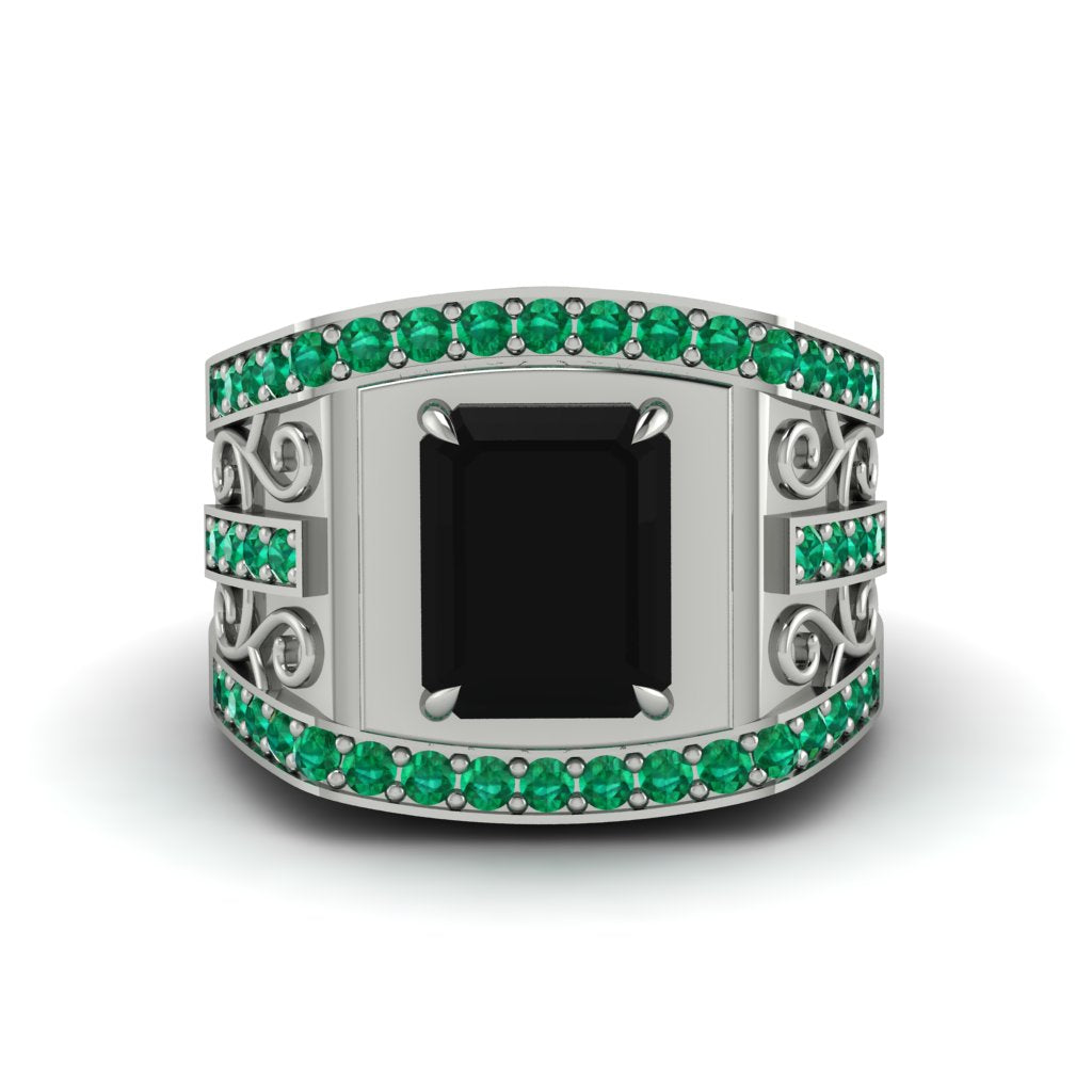 Black Diamond Imperial Grandeur Men's Ring - Shea No. 24
