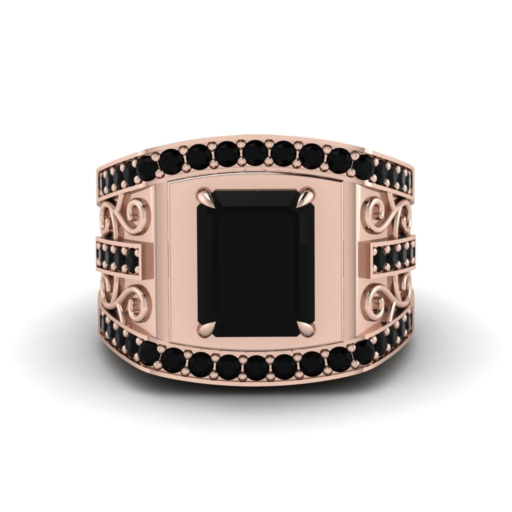 Black Diamond Imperial Grandeur Men's Ring - Shea No. 38