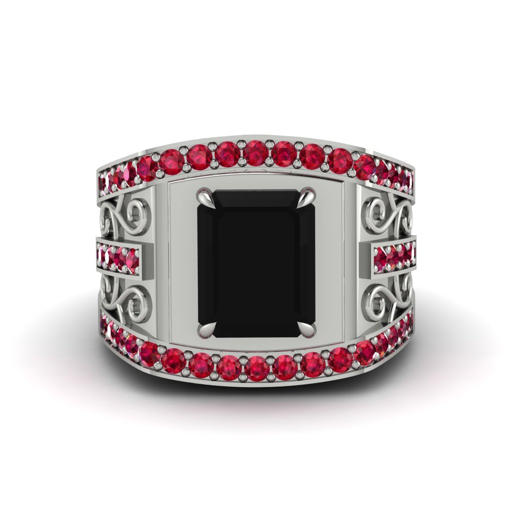 Black Diamond Imperial Grandeur Men's Ring - Shea No. 54
