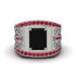 Black Diamond Imperial Grandeur Men's Ring - Shea No. 54 image 1
