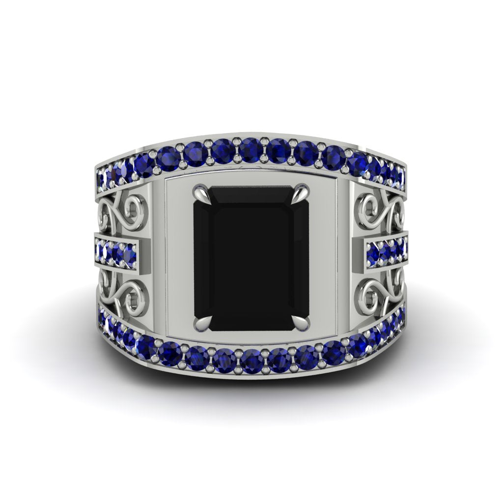 Black Diamond Imperial Grandeur Men's Ring - Shea No. 69