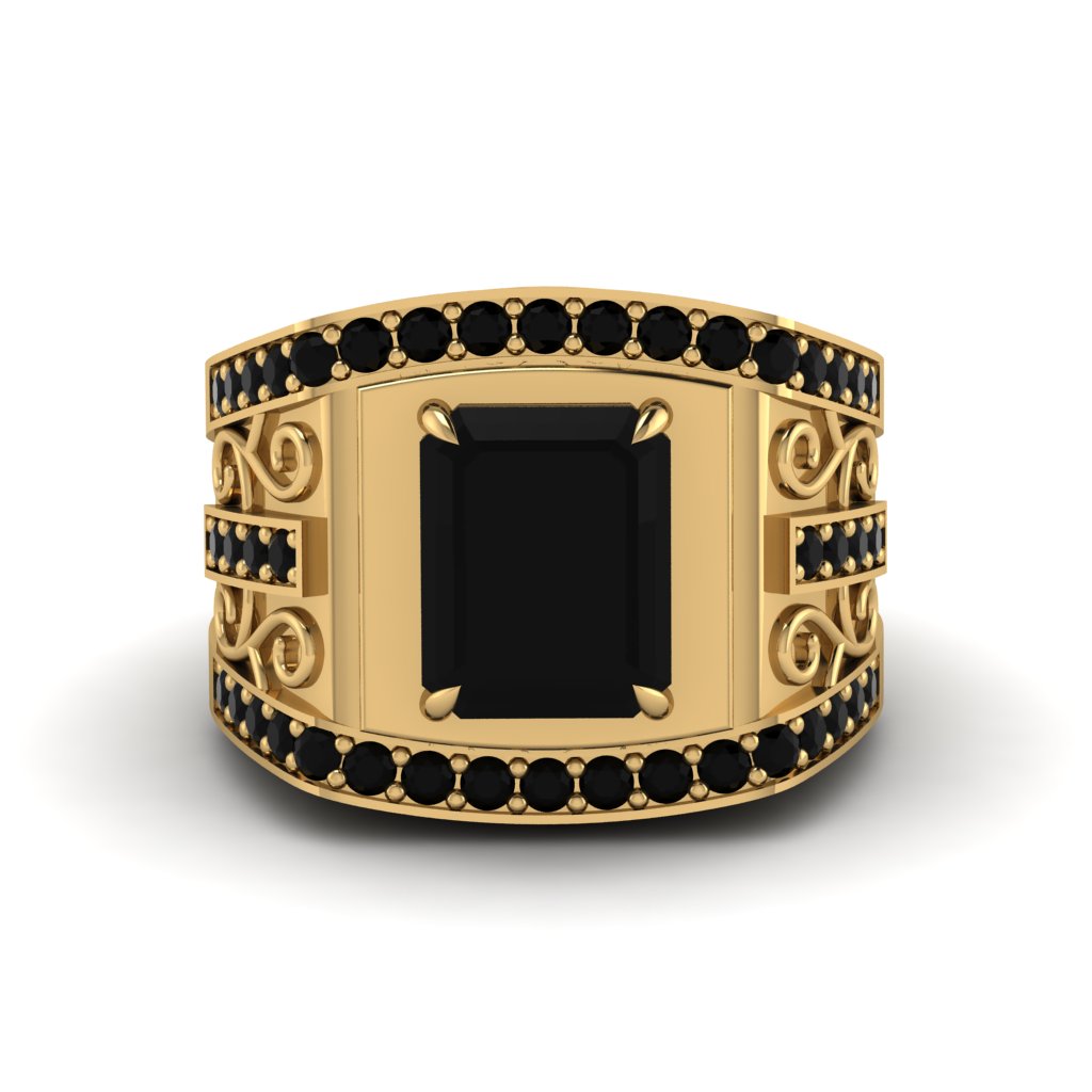 Black Diamond Imperial Grandeur Men's Ring - Shea No. 37