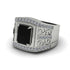 Black Diamond Imperial Grandeur Men's Ring - Shea No. 9 image 3