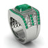 Emerald Imperial Grandeur Men's Ring - Shea No. 21 image 2