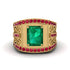 Emerald Imperial Grandeur Men's Ring - Shea No. 49 image 1
