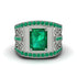 Emerald Imperial Grandeur Men's Ring - Shea No. 21 image 1
