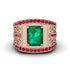 Emerald Imperial Grandeur Men's Ring - Shea No. 50 image 1