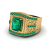 Emerald Imperial Grandeur Men's Ring - Shea No. 19 image 3