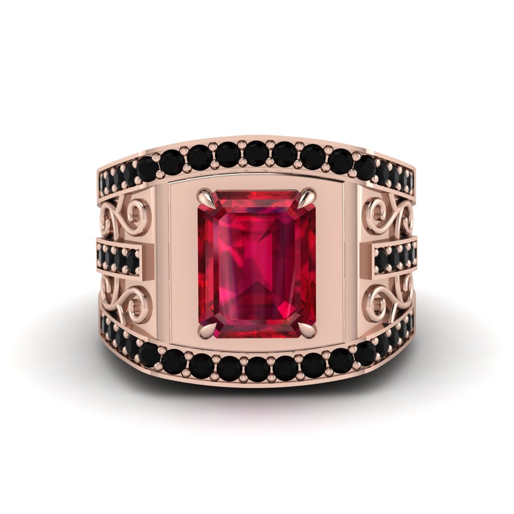 Ruby Imperial Grandeur Men's Ring - Shea No. 41