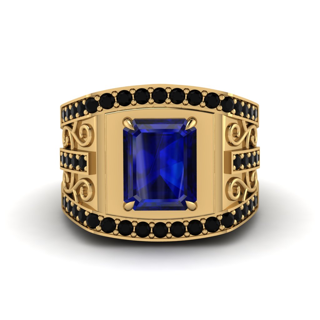 Sapphire Imperial Grandeur Men's Ring - Shea No. 43
