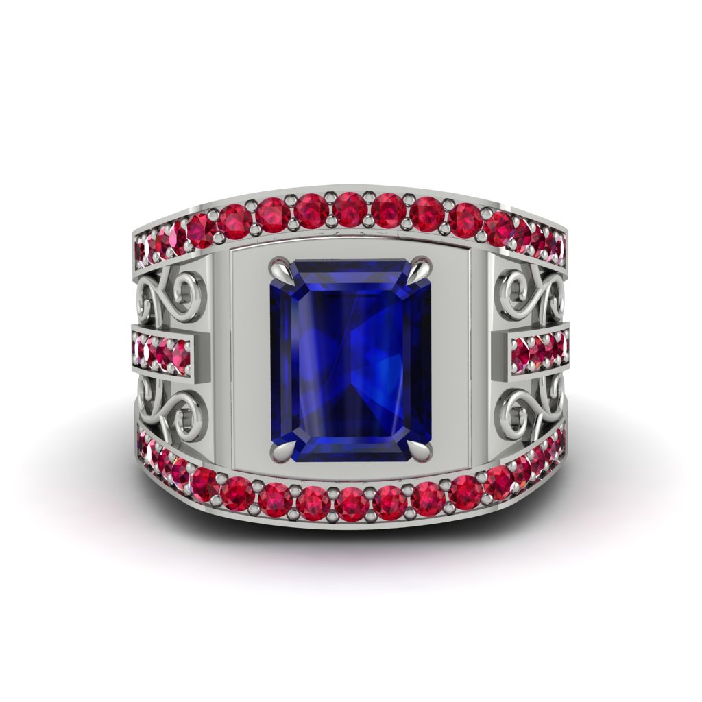 Sapphire Imperial Grandeur Men's Ring - Shea No. 60
