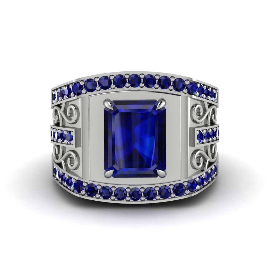 Sapphire Imperial Grandeur Men's Ring - Shea No. 75