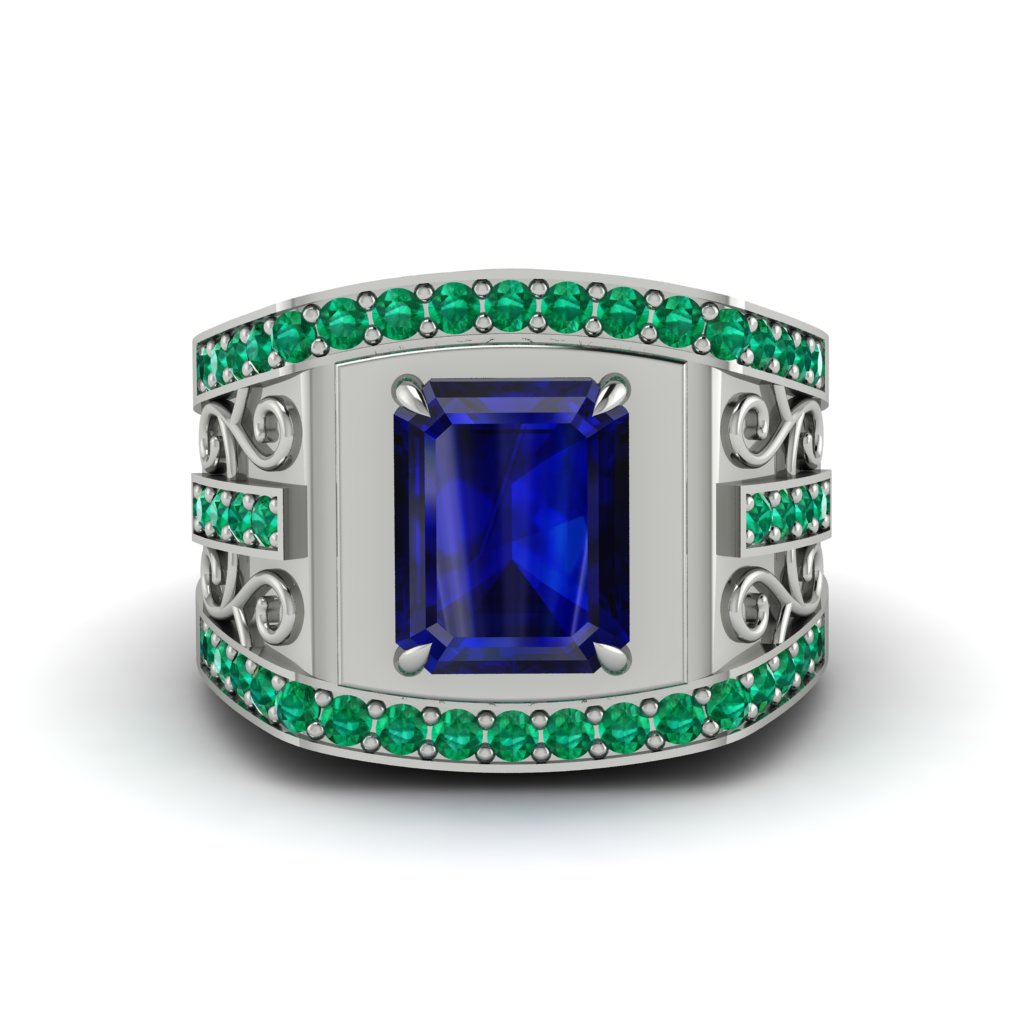 Sapphire Imperial Grandeur Men's Ring - Shea No. 30