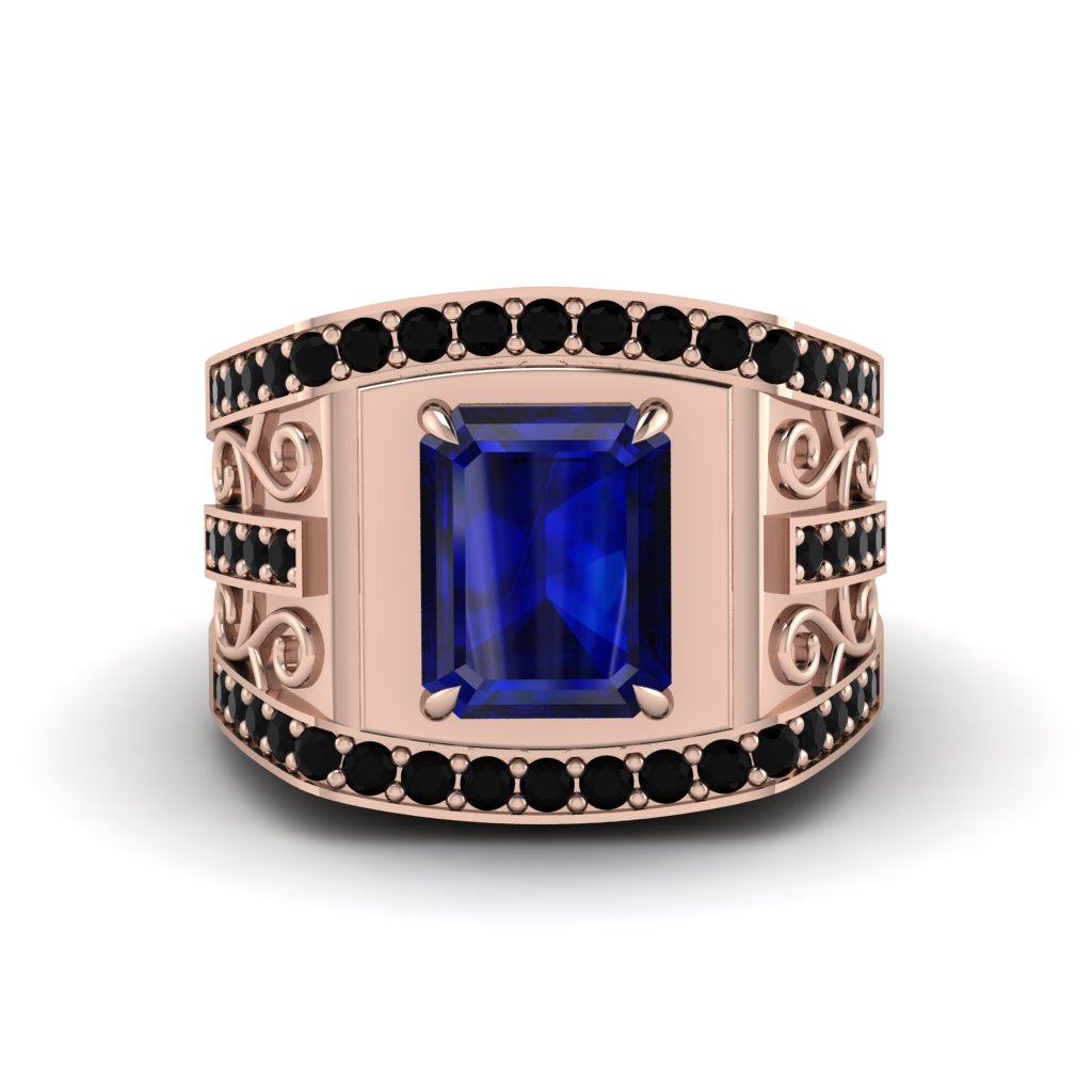 Sapphire Imperial Grandeur Men's Ring - Shea No. 44
