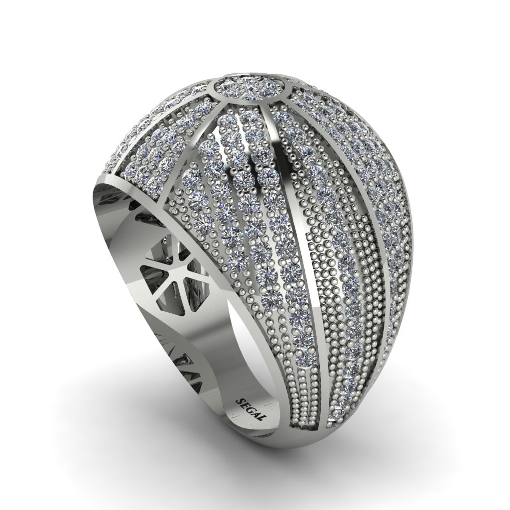 Diamond Imperial Radiance Gold Men's Ring - Fallon No. 3