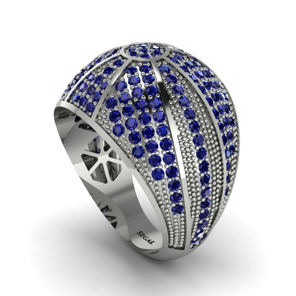 Sapphire Imperial Radiance Gold Men's Ring - Fallon No. 15
